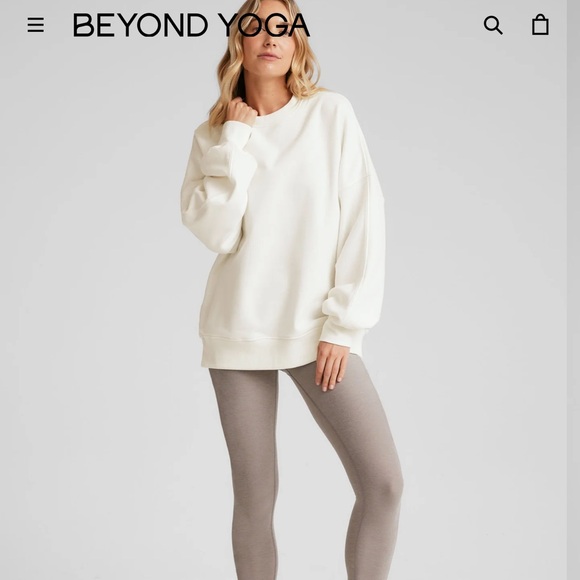 Beyond yoga LuxeFleece Oversized Sweatshirt - Picture 1 of 6